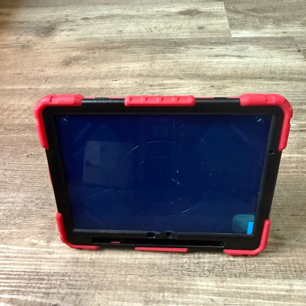 Rugged Red and Black Tablet Case